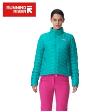 RUNNING RIVER Бренд Супер Легкая Одежа на Вате Для Женщин Водонепроницаемая Ветрозащитная Тепловая Куртка с Высоким Качеством#L6350