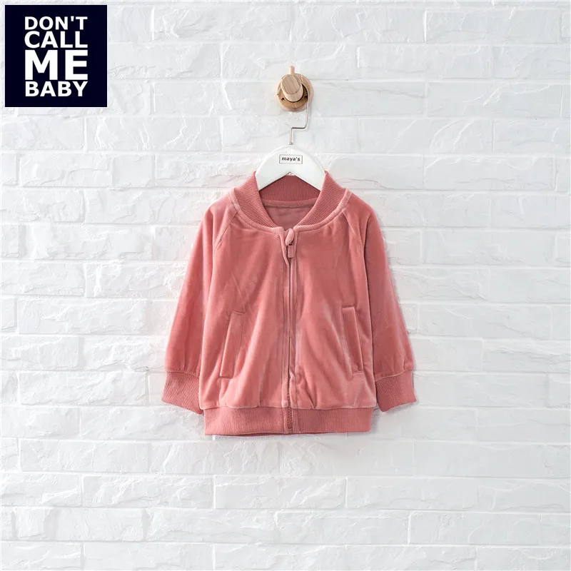 

DON`T CALL ME BABY Fashion Spring Soft Boys Sports Coat Children Autumn Pink Full Sleeves Outerwear Kids New Causal Coats 92119