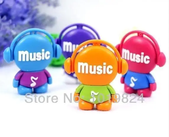 100% реальная емкость Флеш накопитель мультфильм music man 8 г 16 USB 2 0 Flash Memory Stick drive