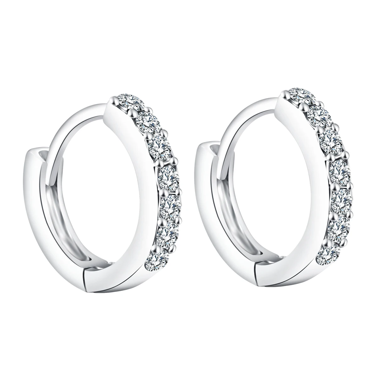 Fashion Charms Crystal Rhinestone Silver Plated Drop Earring Jewelry For Women Girl Wedding Party Gift Shellhard femme bijoux