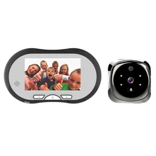 Цветной дисплей монитор цифровой дверной звонок глазок повторное устройство для улучшения дома HD Ночная камера Изолированная дверь телефон