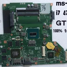 Abdo MSI GE70 MS-17591 Тетрадь материнская плата BGA Процессор i7 4710 GTX860M 2G HM87 DDR3 Тесты работы