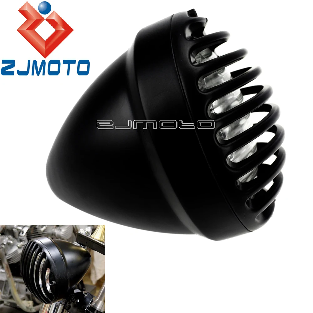 Buy Custom Aluminum Grille Headlight H4 12V 60/55W