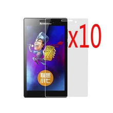 10x Плёнки+ 10x чистая одежда, прозрачные ЖК-дисплей Экран защитная плёнка для НУА Вэй щитки для lenovo Tab 2 Tab2 7,0 A7-10F A7 10 10F 7"