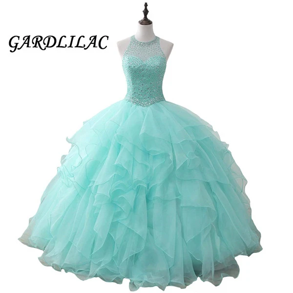 organza quinceanera dresses