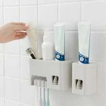 Автоматический набор из зубных паст настенный держатель для зубных щеток стеллаж для выставки товаров зубная паста для ленивых соковыжималка MH88