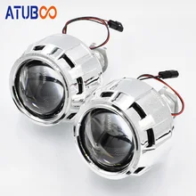 2," Hid Биксеноновая линза проектора с мини-кожухом пулемет Гатлинга колпачок для автомобилей/фар мотоцикла H7 H4 стайлинга автомобилей