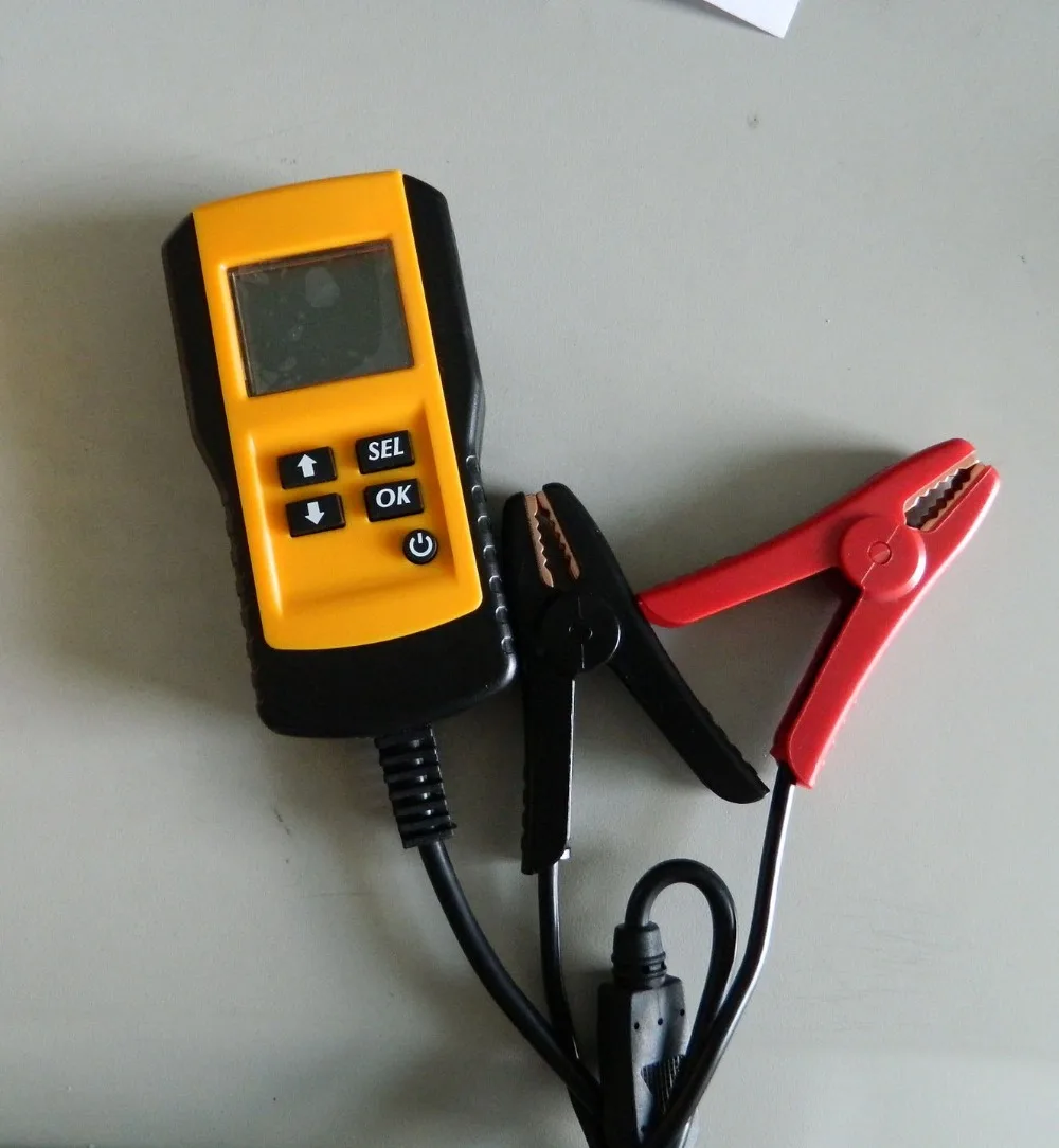 

New Vehicle Battery Tester Auto Battery Analyzer Digital Automative 12V Battery Analyzer for SAE IEC EN DIN