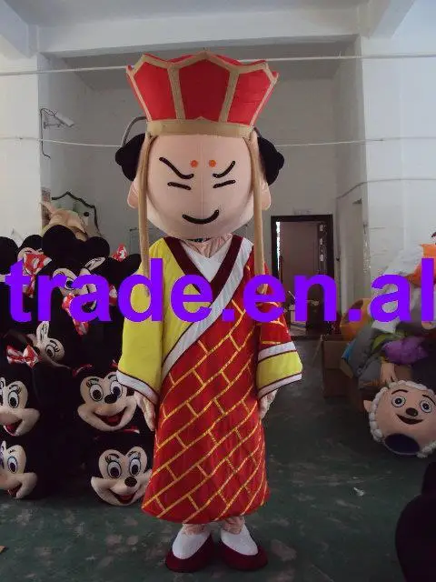 Hot sale 2014 Adult lovely red doll mascot fancy dress costumes ...