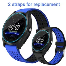 Умные часы PLYSIN с Bluetooth, с защитой от пота, часы-телефон с камерой, TF/sim-картой, сменный ремешок для Android, IPhone, для мужчин и женщин