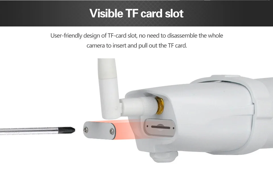 VStarcam уличная Водонепроницаемая ip-камера 720 P, беспроводная Wifi камера видеонаблюдения, камера видеонаблюдения, ИК камера ночного обнаружения движения, сигнализация