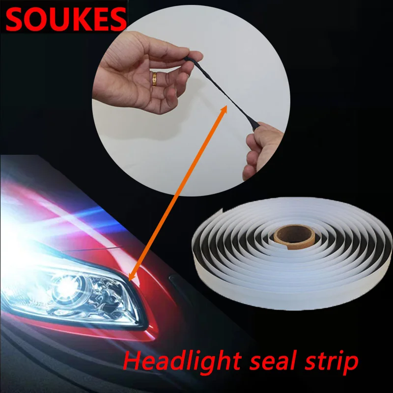 4 м герметик для автомобильных фар Reseal Hid фары полосы Audi A3 A4 B8 B6 A6 C6 A5 B7 Q5 C5 8P Q7 TT C7 8V A1