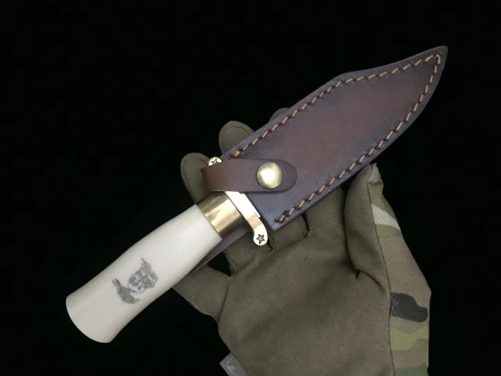 DuoClang Expendables Combat Fixed Blade Knife AUS-8 Steel Small Tactical Military Knives Gold Blade Back High Quality DuoClang Expendables Combat Fixed Blade Knife AUS-8 Steel Small Tactical Military Knives Gold Blade Back High Quality