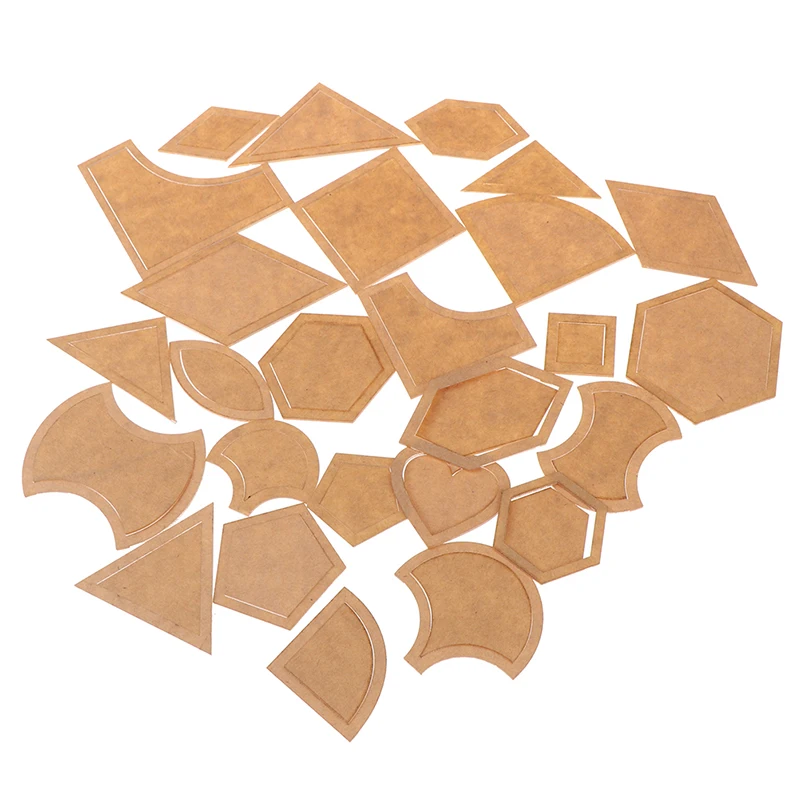 

54 Pcs/set Patchwork Template Cloth For Quilting Supplies Handmade Mixed Quilt Templates Acrylic Diy Tool For Patchwork Hot
