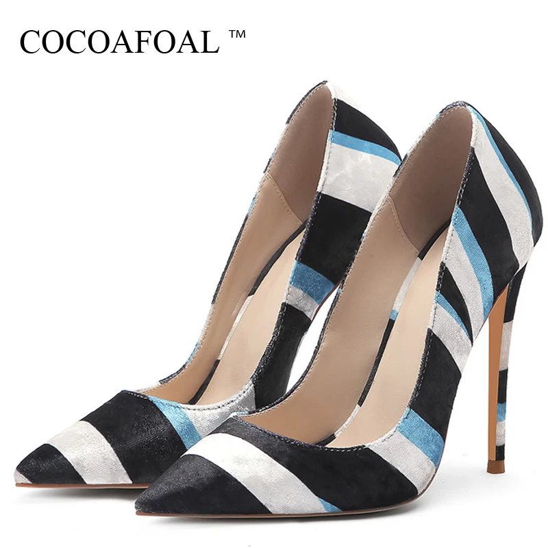 

COCOAFOAL Women's High Heels Bride Shoes Woman Valentine Shoes Pointed Toe Sexy Chaussures Femmes De Luxe De Marque Pumps Heels