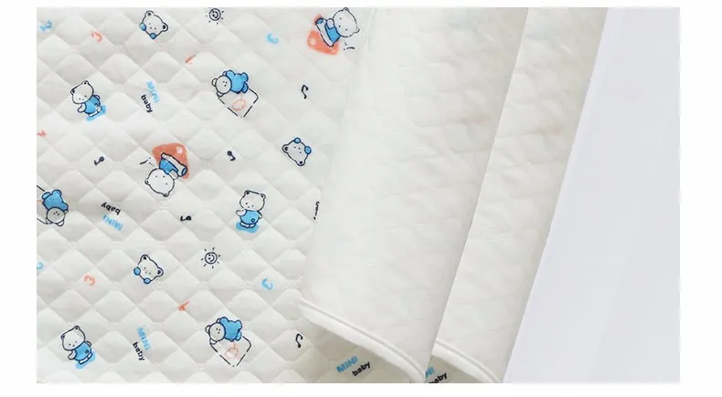 2 размера Портативный мочи коврик новорожденный детский пеленка для детской кровати водостойкий хлопок вставка для подгузников изменить коврик для кроватки