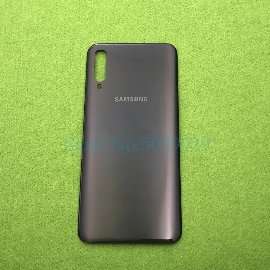 Для SAMSUNG Galaxy A50 A505 SM-A505F A505F-DS Задняя стеклянная крышка для батареи задняя дверь Корпус чехол A50 заднее стекло