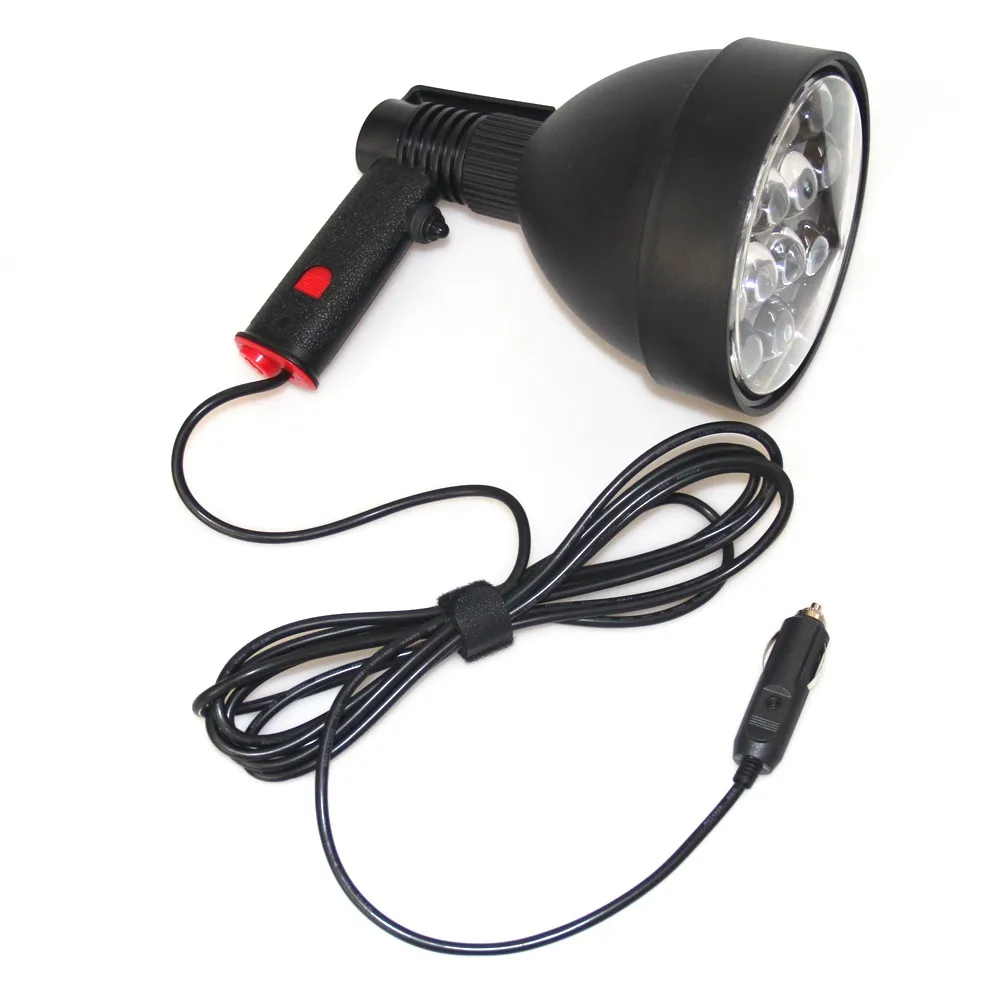 Ультра яркий светодиодный светильник для охоты, сельскохозяйственный светильник 5400LM, высокомощный 60 Вт светодиодный портативный Точечный светильник для морских/поисковых/Campin