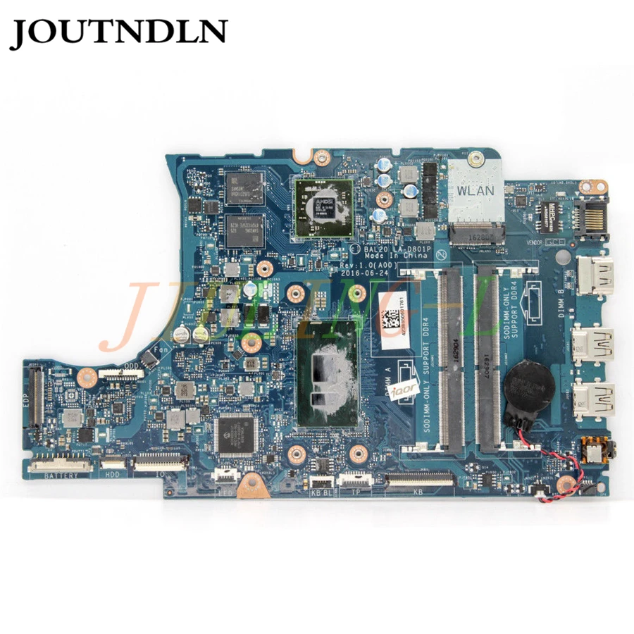 JOUTNDLN для Dell Inspiron 15 5767 5567 Материнская плата ноутбука w/i5-7200U Процессор LA-D801P 2 PVGT 02 PVGT CN-02PVGT DDR4
