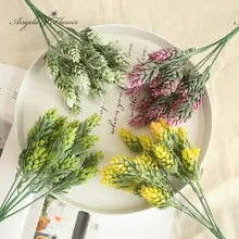 Мини шишка ананас трава искусственный цветок растение Декор домашний сад Рождество свадебный букет цветок растение настенный искусственный цветок