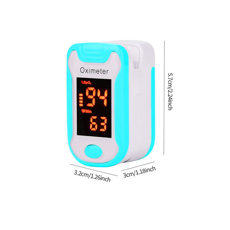 Medical Household Digital Fingertip pulse Oximeter Blood Oxygen Saturation Meter SPO2 PR oximetro de dedo saturimetro oximetro