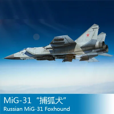 Trumpet 1/72 MiG-31 &quotdog catching dog&quot Assembly model aircraft Russia | Игрушки и хобби