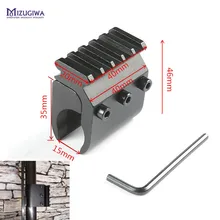 MIZUGIWA тактический охотничий прицел адаптер 20 мм Вивер Пикатинни Крепление база сошка фонарик держатель лазерный прицел база