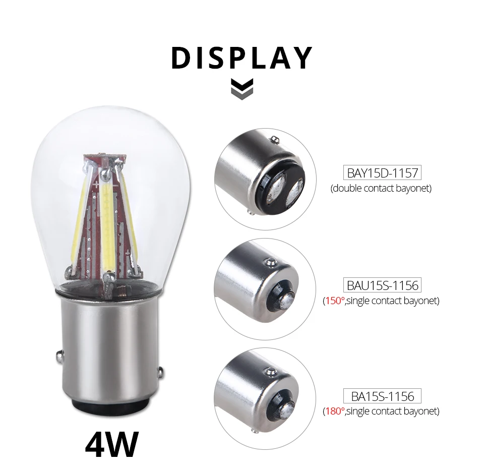 Car styling 1PCS 1156 1157 P215W BAY15D BA15S BAU15S LED car Auto DRL Tail Side Indicator Lamp Brake Lights Bulb DC 12V (13)