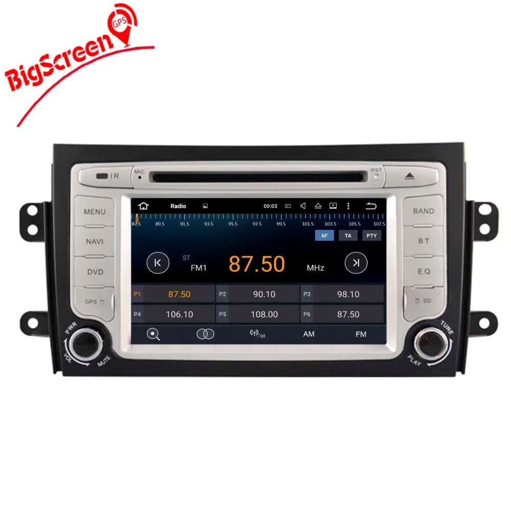 Best The Newest Android 7.1 Quad Core Car CD DVD Player GPS Navigation For SUZUKI SX4 2006-2012  Multimedia Monitor  Stereo 4
