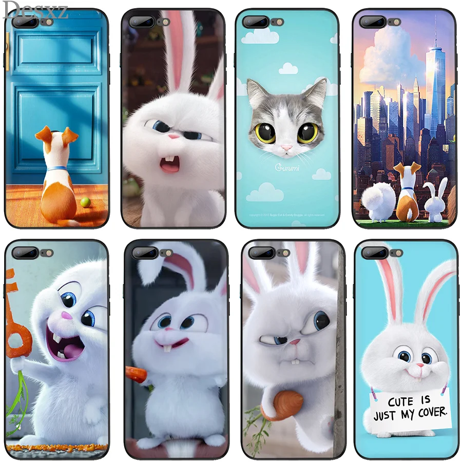 

Silicone TPU Case For iPhone X XR XS Max 6 6s 7 8 Plus 5 5s SE Cute Animals Mr Koala Easter Bunny Rabbit