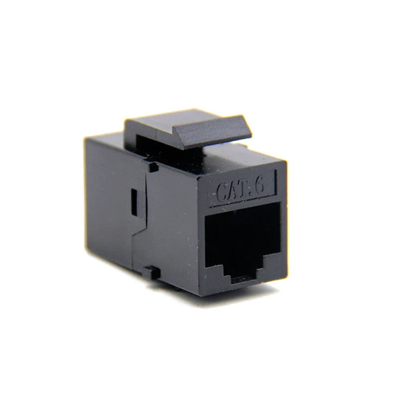 Разъем Ethernet Keystone CAT6 RJ45 для сети 1000 м черный белый цвет|socket ethernet|cat6 rj45 keystonekeystone