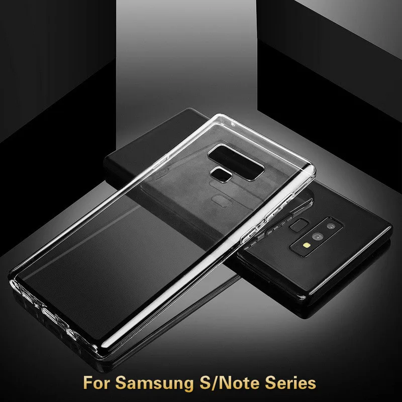 

Transparent Case For Samsung Galaxy Note 9 8 Ultra Thin Crystal Clear Silicon Soft Cover For Samsung S9 S8 Plus S7 S6 Edge Coque