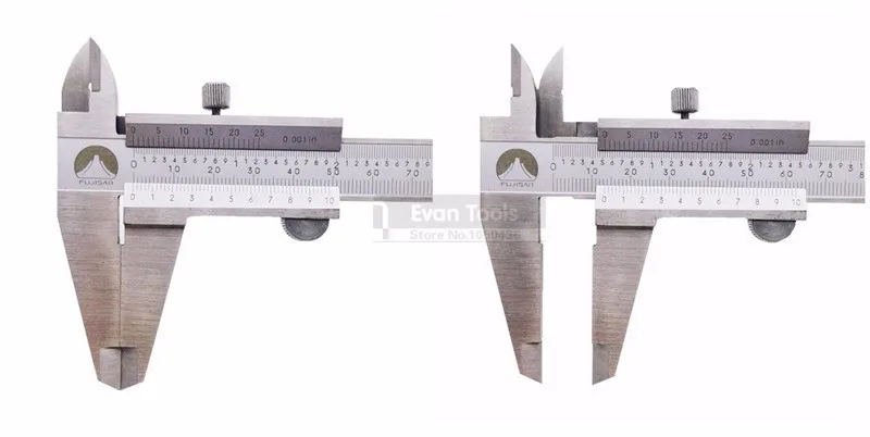 Штангенциркуль 0-200 мм/0,02 1/1000in Нержавеющая сталь Штангенциркули метрики/дюйм микрометр измерительный инструмент