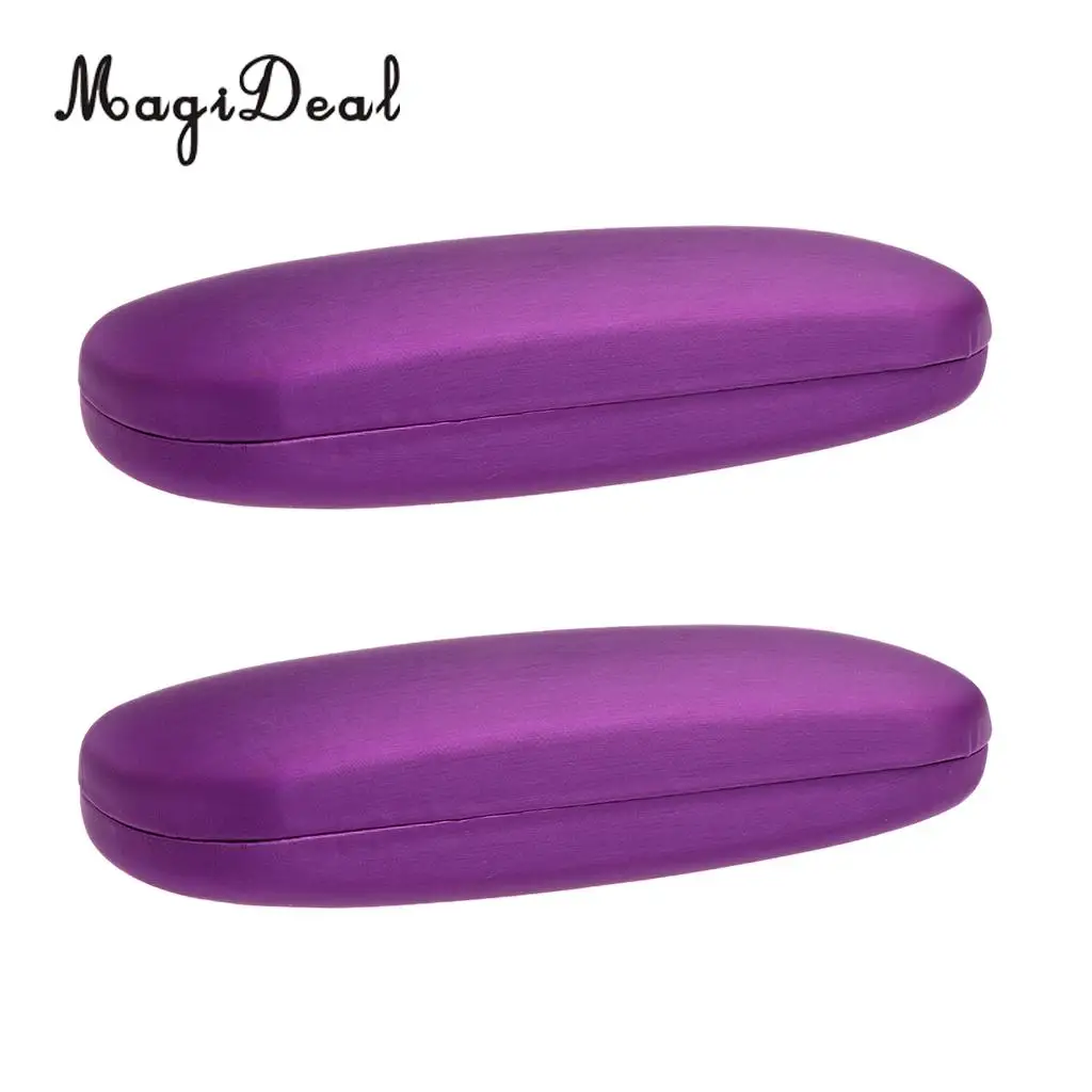 2pcs Portable Design Vision Protective Hard Shell Glasses Case Box for Eyeglasses Sunglasses Accessories
