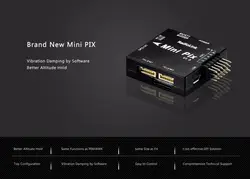 Новейшая модель Radiolink Mini PIX, управление полетом, базовая конфигурация, нет gps, модель Attitude Hold для Pixhawk DIY Радиоуправляемый гонщик, Дрон