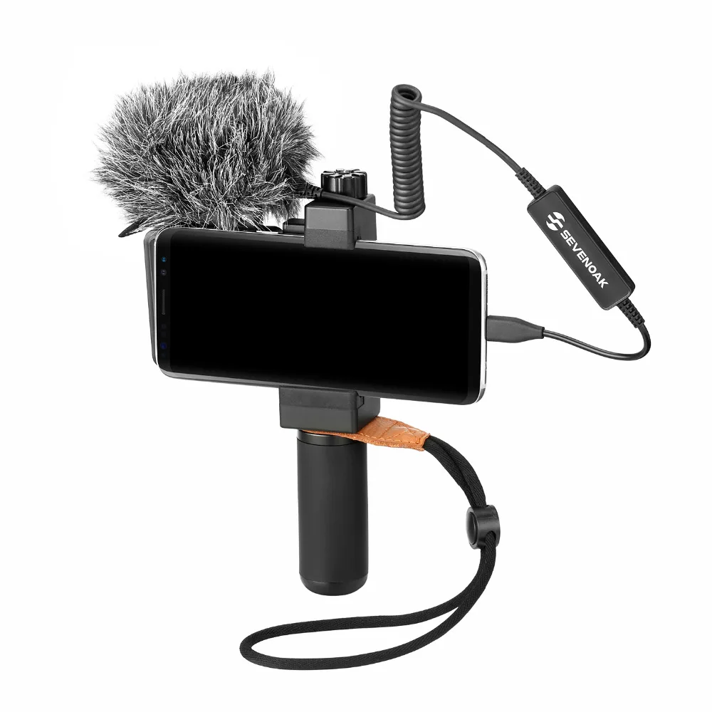  Sevenoak SmartCine+ Video Kit with Stereo Mic & 3.5mm headphone for IOS Android Smartphone Broadcas