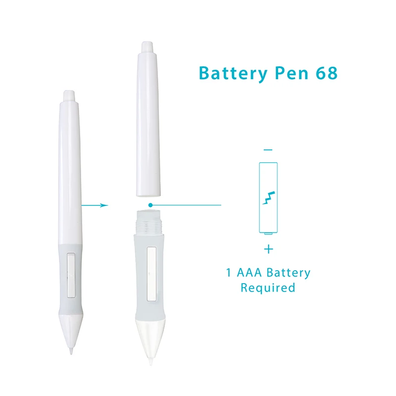 digital bateria para desenho compatível com