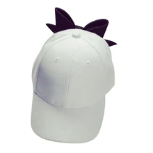 Женская модная бейсбольная кепка с большим бантом, регулируемая плоская шляпа в стиле хип-хоп