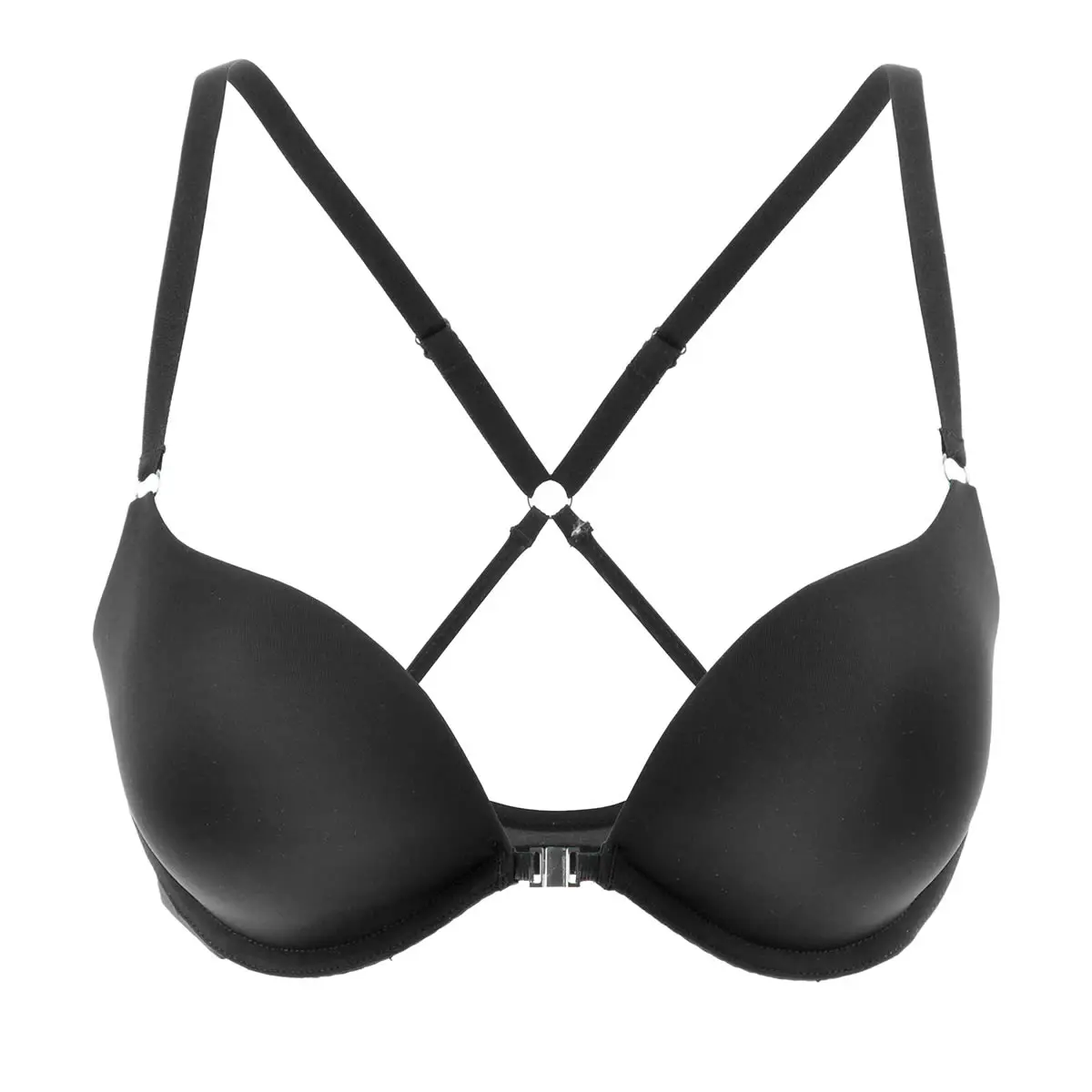 Buy Women Sexy Front Closure Push Up Plunge Bra with