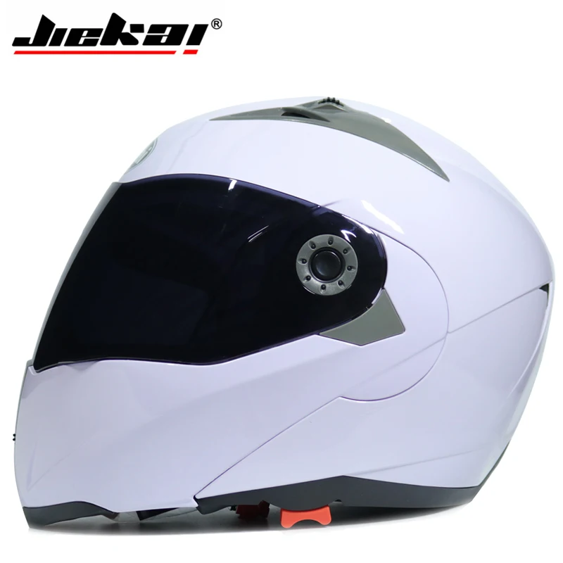 Новое поступление DOT sticker JIEKAI 105 откидной мотоциклетный шлем motocicleta casco шлемы для мотокросса гоночный шлем M L XL XXL - Цвет: c6