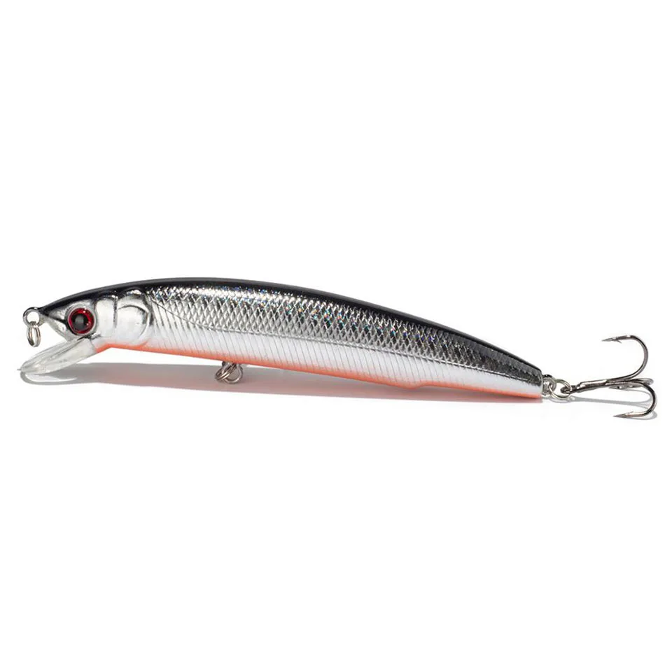 

1PCS 11cm 18.5g Minnow Fishing Lures japan Fishing Bait laser Fishing Tackle Lures Wobbler Big Floating Wobblers with 2 Hooks