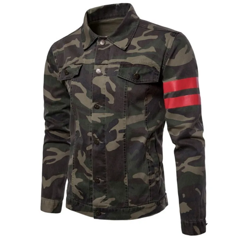 camo denim jacket