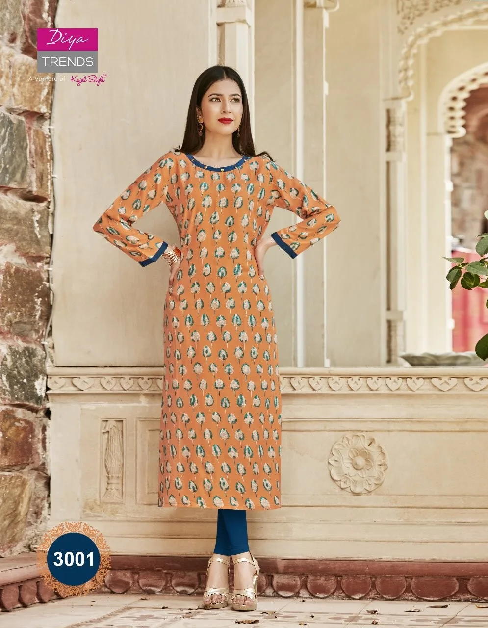 

Indian Traditional Kurti 3 Quarter Sleeve Cotton Kurta Bollywood Designer Stylish Tunic Printed Top Women Dress Daily Party Wear