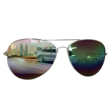 Hot Sale aluminum-magnesium car drivers night vision goggles anti-glare polarizer sunglasses Polarized Driving Glasses