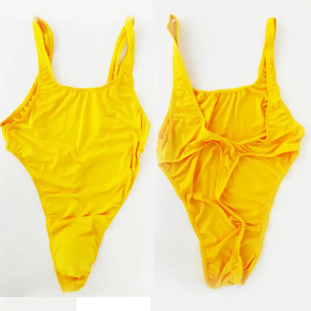 Mens thong bodysuit breathable nylon spandex body shaping leotardmen