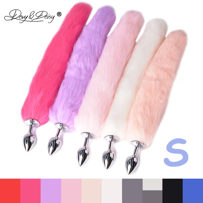 DAVYDAISY S 2.7x6cm Anal Plug Faux Fur Tail Stainless Steel Metal Butt Plug Erotic Women Adult Sex Accessories for Couples AC101
DAVYDAISY S 2.7x6cm Anal Plug Faux Fur Tail Stainless Steel Metal Butt Plug Erotic Women Adult Sex Accessories for Couples AC101