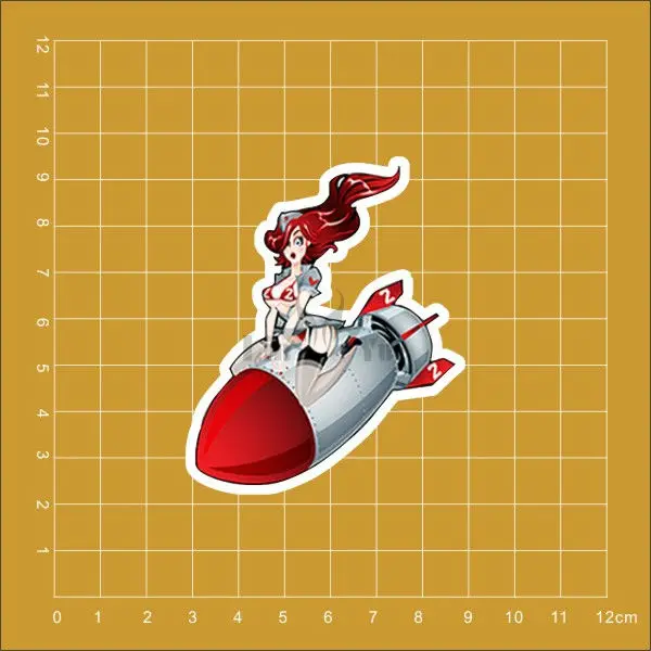 

Sexy girl pinup girls Notebook refrigerator skateboard trolley case backpack Tables book PVC waterproof Car sticker