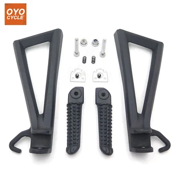 

Rear Passenger Foot Pegs For Yamaha YZF R6 2007 2008 2009 2010 2011 2012 2013 2014 Bracket Footrests Footpegs YZF-R6 Foot Rests