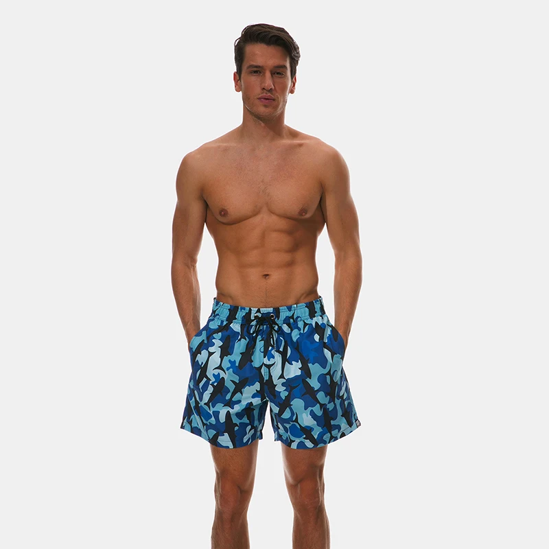 С цветами и листьями быстрое высыхание мужские пляжные шорты Фламинго летние Для мужчин шорты Mesh BeachSurf плавки с карманами шорты с ананасами