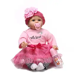 Новое поступление 22 дюймов 55 см Reborn Baby Doll реальной жизни, как кукла реборн для маленьких мальчиков реалистичные ручной работы кукла малыша